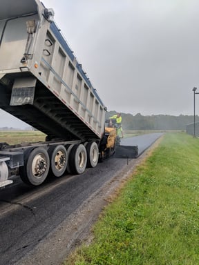 Asphalt paving