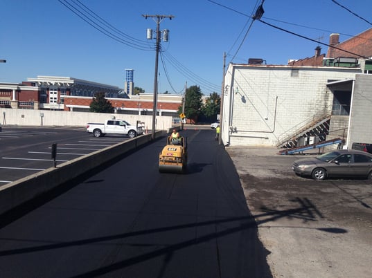 Park Enterprise Construction asphalt parking lot